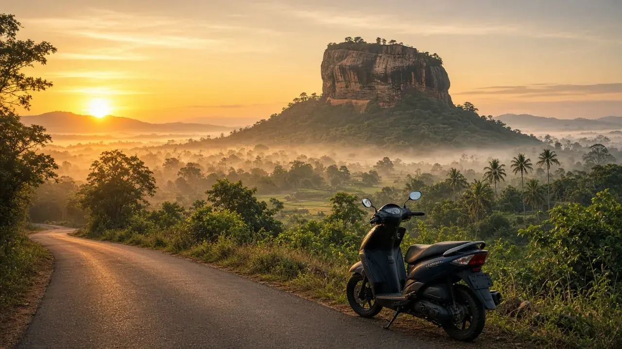 Cultural Triangle on Two Wheels: Sigiriya, Dambulla & Beyond