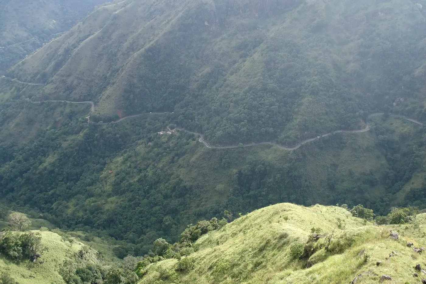 Ella Valley landscape in Sri Lanka