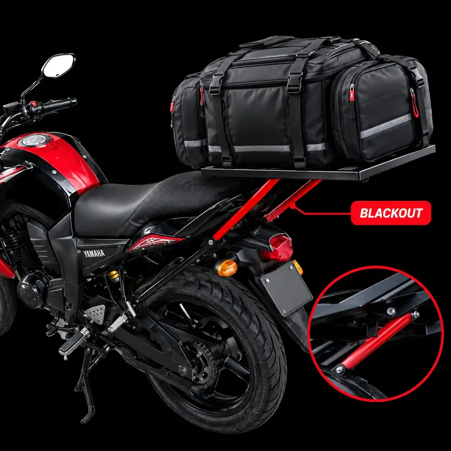 Bag attachments for CeylonGoBikes scooter and motorcycle rentals