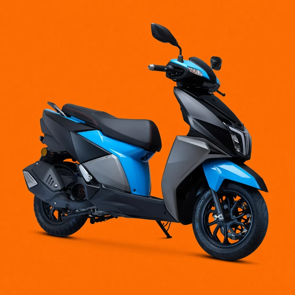 TVS Ntorq scooter rental with CeylonGoBikes in Katunayake