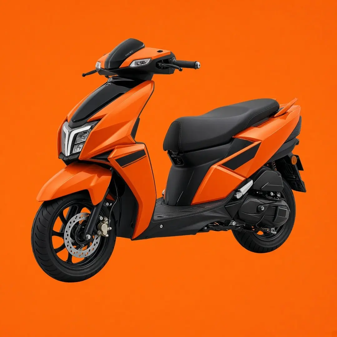 TVS Ntorq scooter rental with CeylonGoBikes in Katunayake